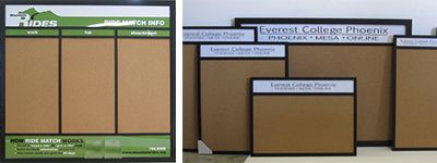 Custom information wallboards – combine your company logo or name with a special format to display 

information and communicate with your customers and employees. 